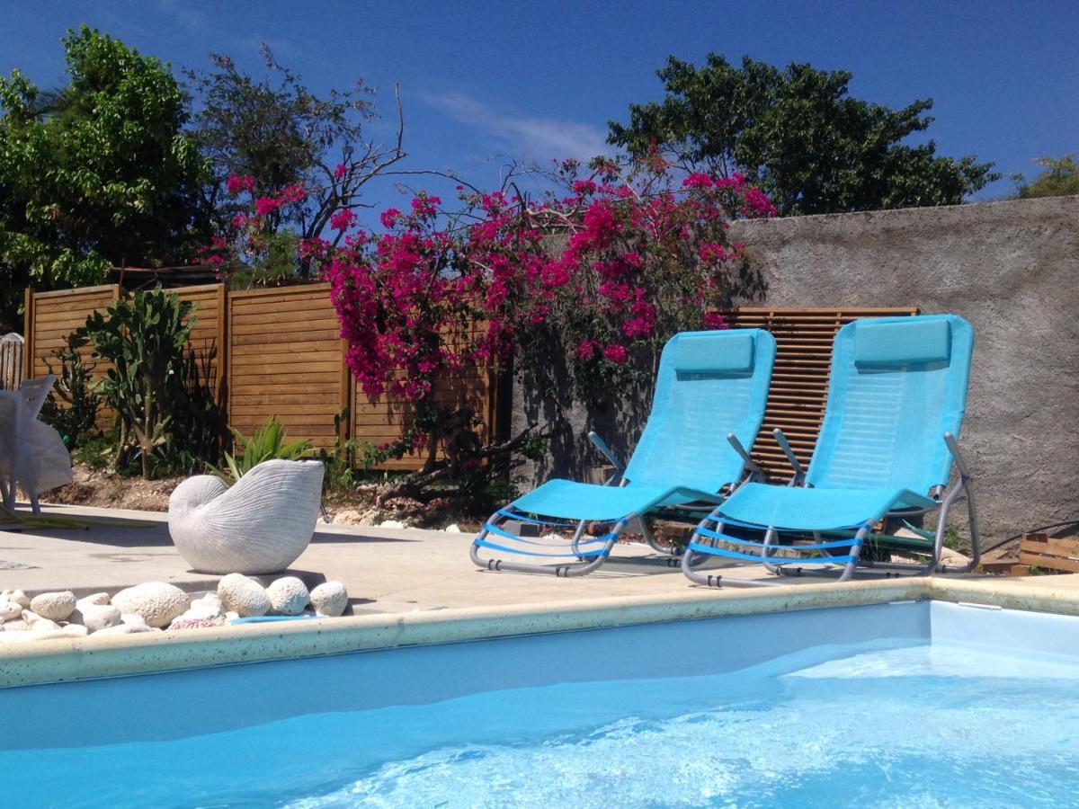 Chambre D'Hote Coeur-Coco Piscine Saint-Francois  Exterior photo